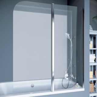 Шторка для ванны Koller Pool Waterfall Line QP95(right) chrome,clear